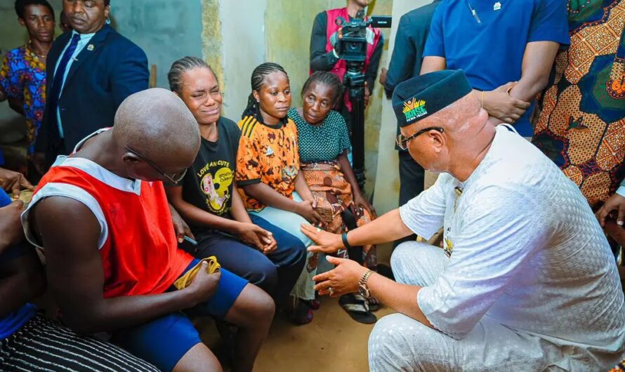 Jnr Pope: Gov Eno visits, consoles family of late Nollywood makeup artist