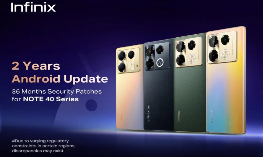 Infinix announces extended software support for NOTE 40, NOTE 40 5G models